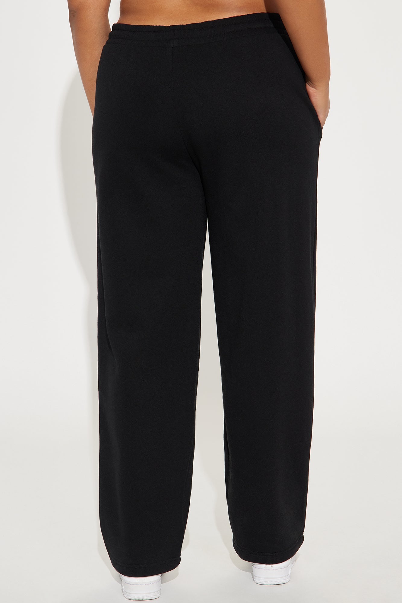 Von Dutch Wide Leg Pant - Black/Green
