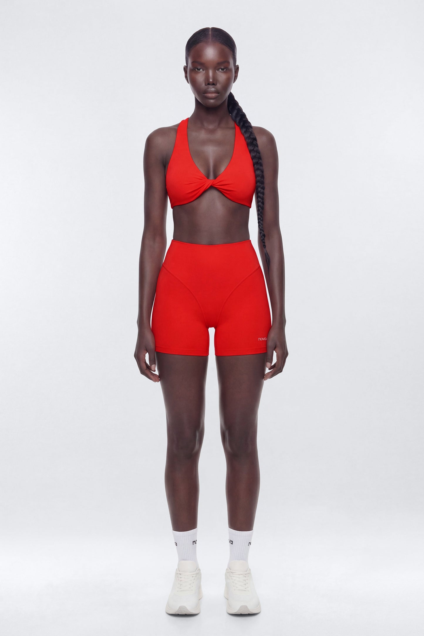 ProStretch™ 3″ V-Line Biker Short - Red