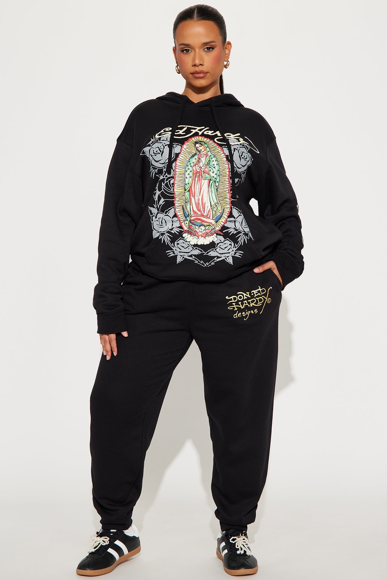 Ed Hardy Mary Jogger - Black