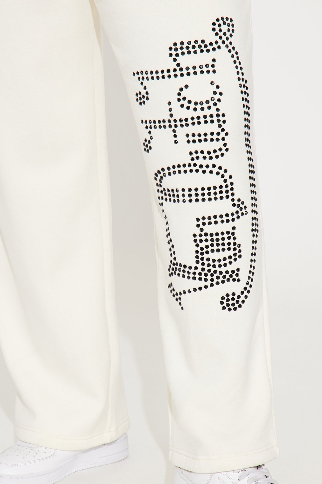 Von Dutch Classic Wide Leg Pant - Off White