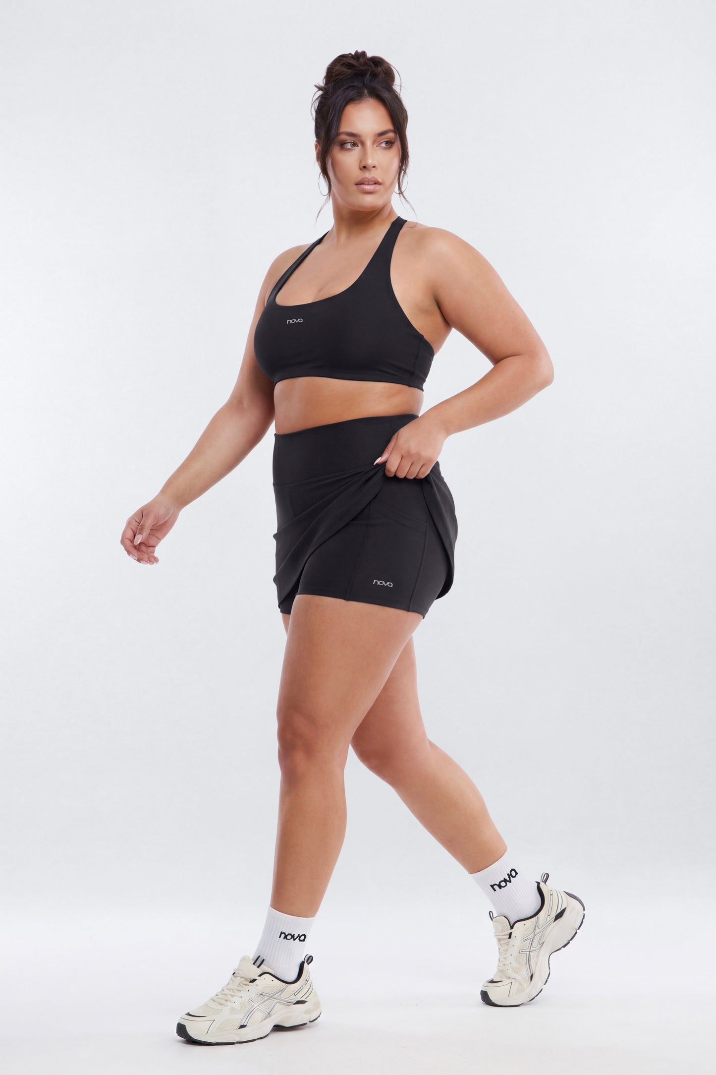AirSculpt™ Mid Rise Mini Skort - Black