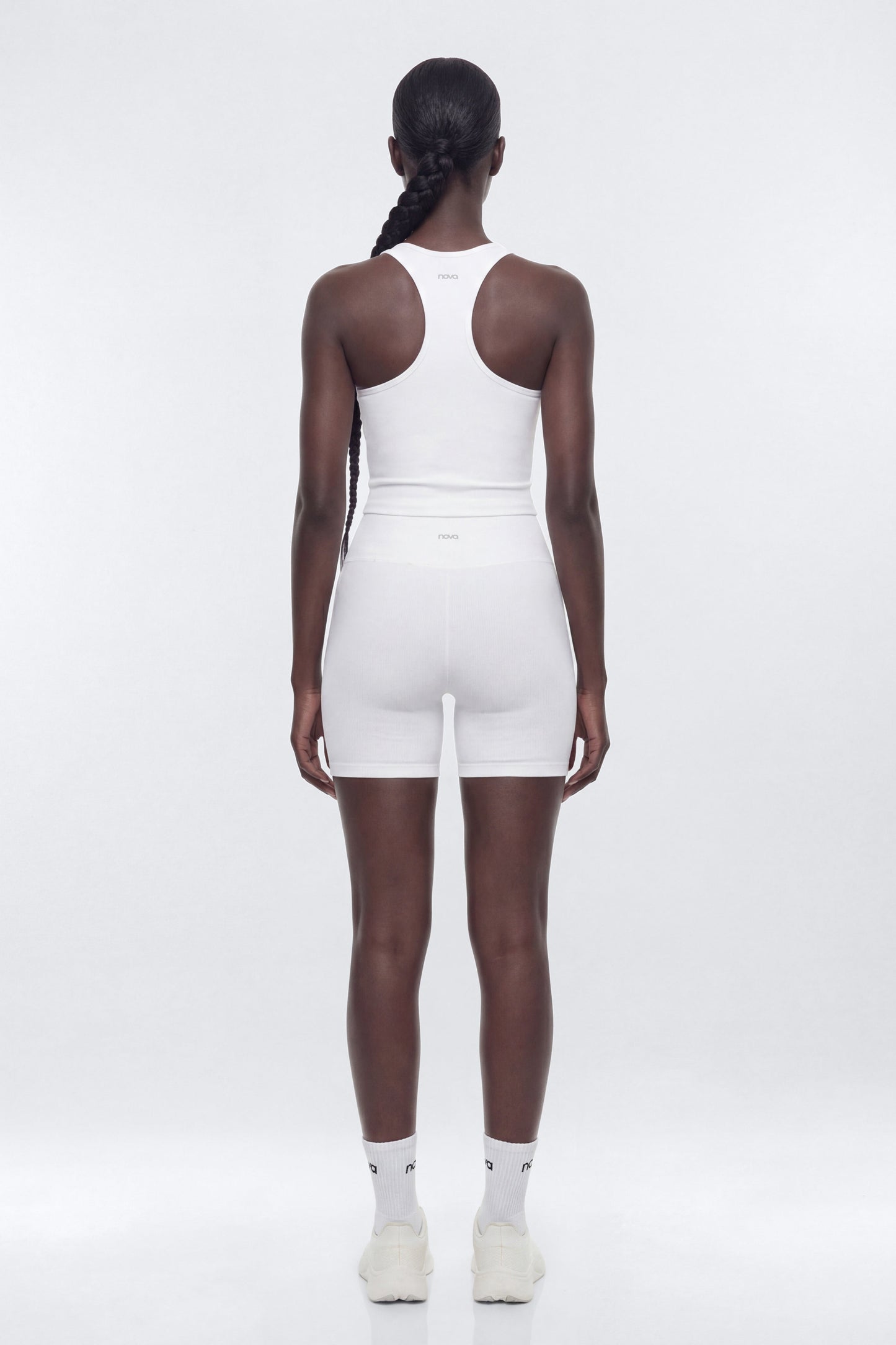 SeamlessLift™ 5″ High Rise Biker Short - Bright White
