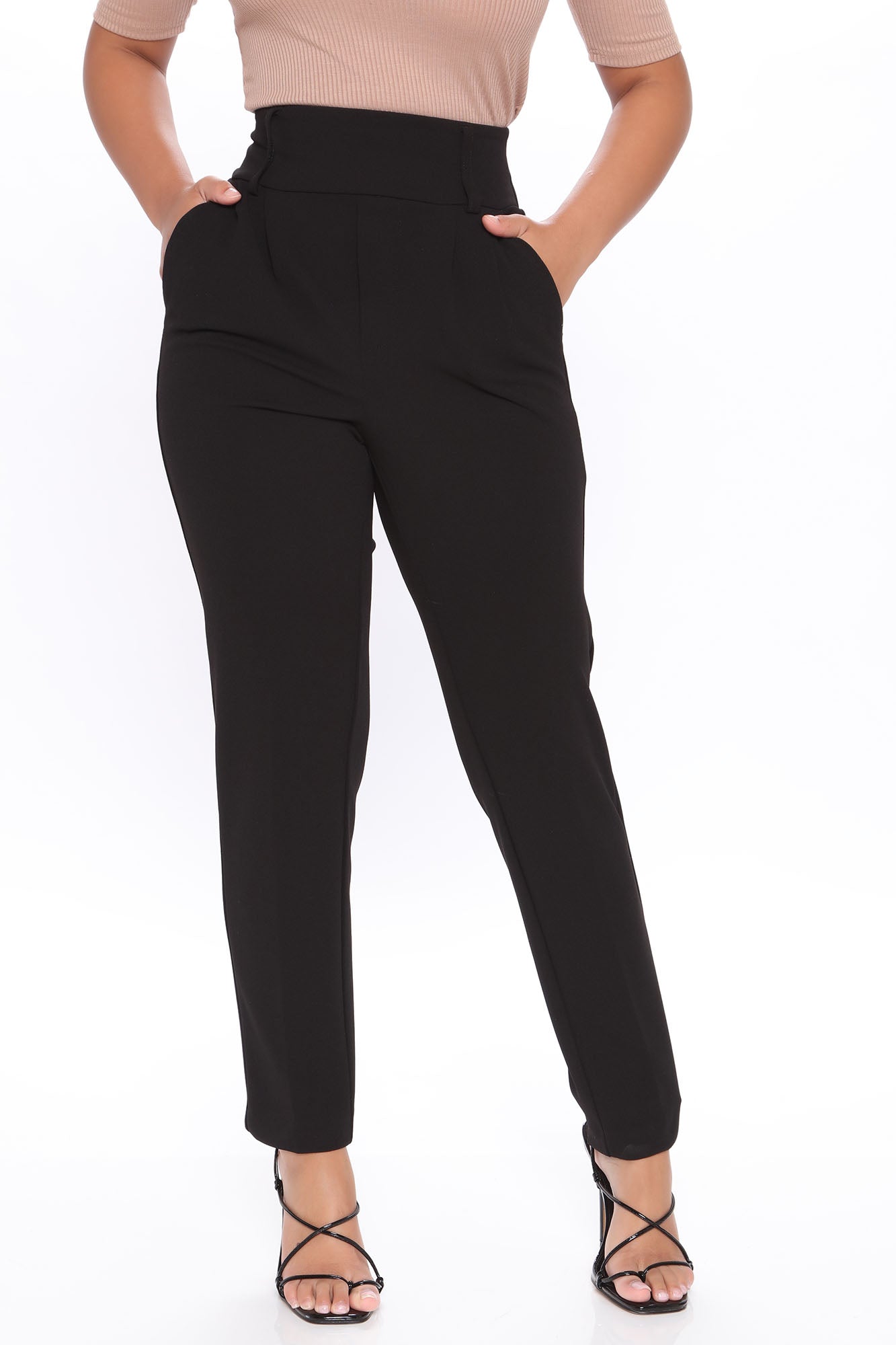 Stay A While Trouser - Black