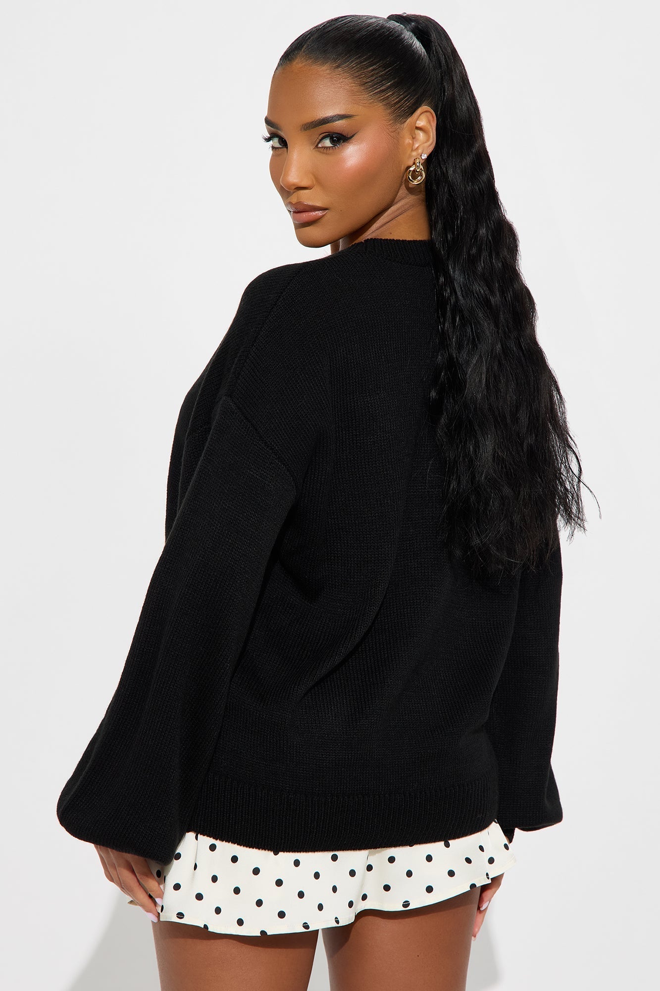Autumn Feels Sweater - Black