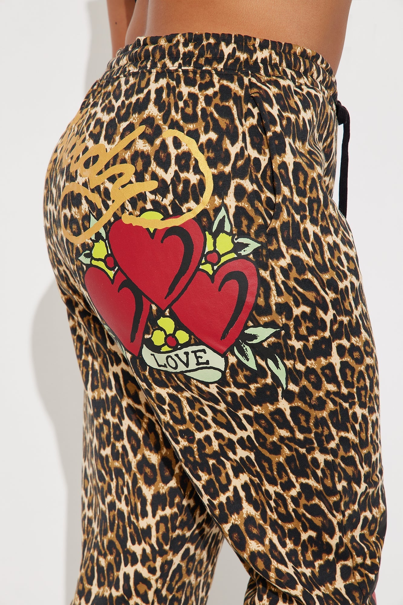 Ed Hardy Leopard Love Jogger - Leopard