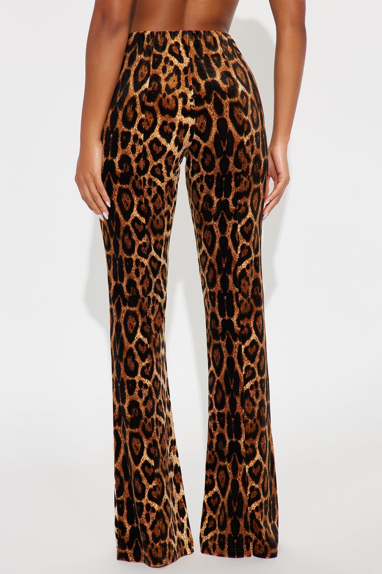 Feeling Fierce Velvet Leopard Pant - Leopard