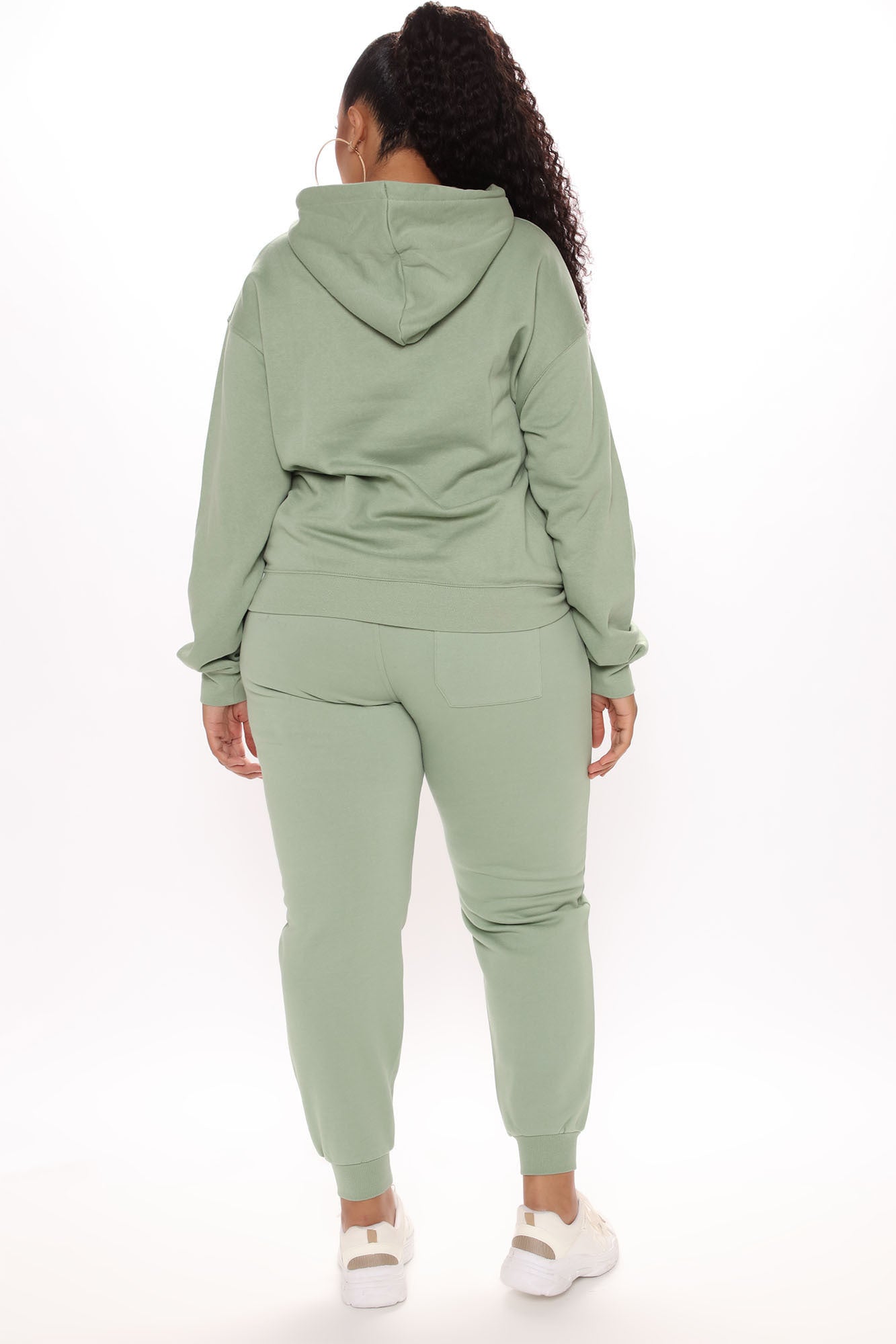 Stole Your Boyfriend's Oversized Jogger - Sage