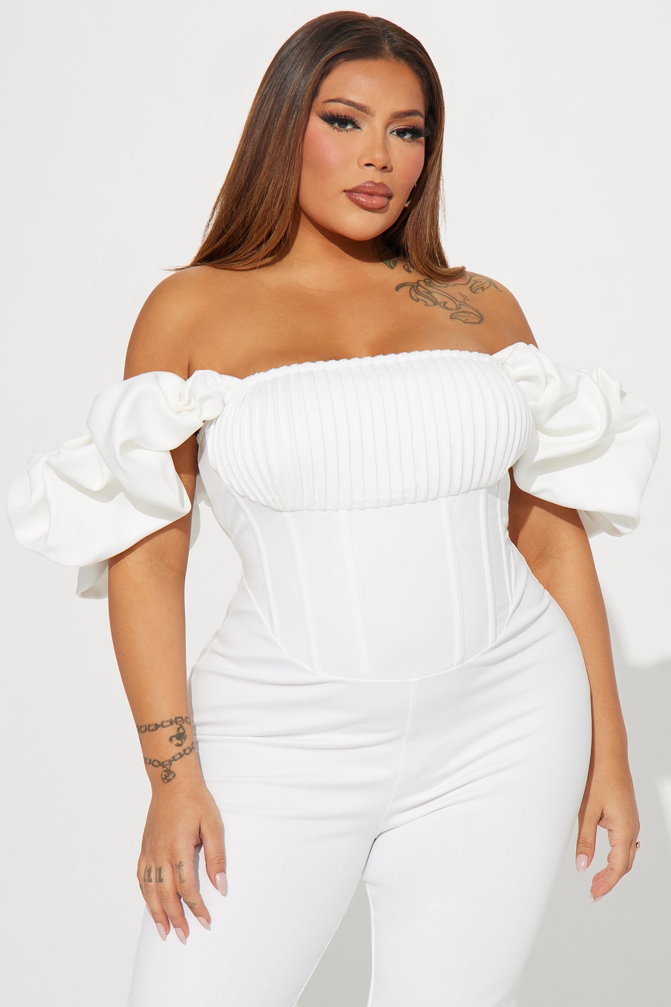 Dreaming In Ruffles Jumpsuit - White