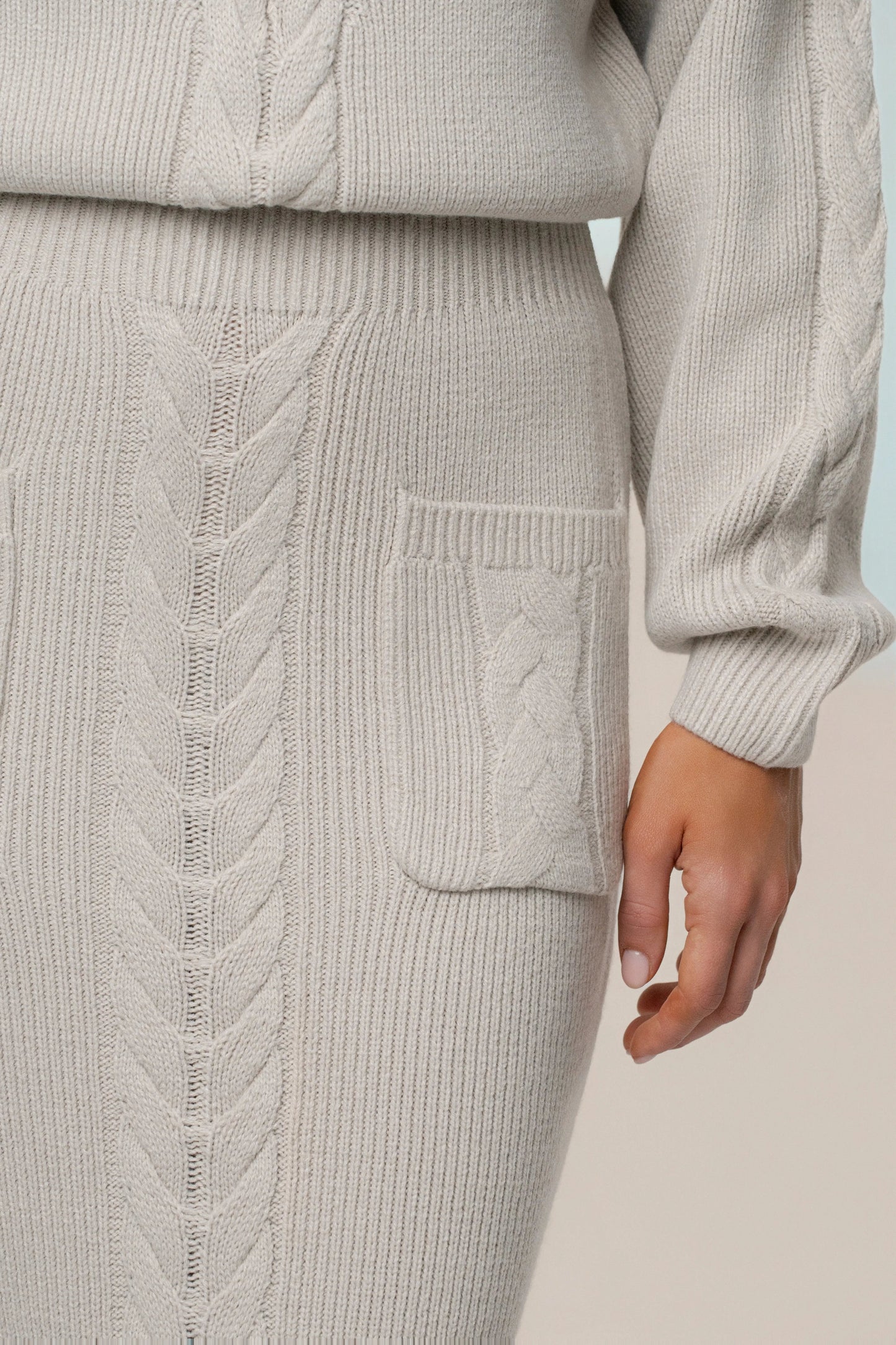 Stone Cozy Intentions Ribbed Dress